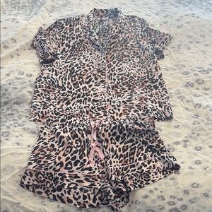Victoria's Secret Leopard Pajama Set